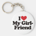I Love My Girlfriend Key Chains