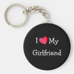 I Love My Girlfriend Keychain