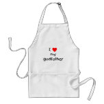 I Love My Godfather aprons