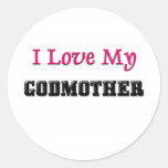 I Love My Godmother Stickers