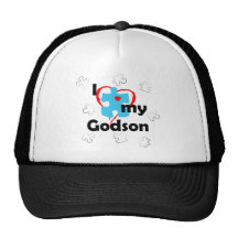 I Love My Godson - Autism Mesh Hats