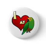 I Love my Golden Capped Conure buttons