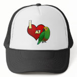 I Love my Golden Capped Conure hats