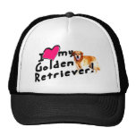 I love my Golden Retriever! Mesh Hats