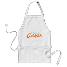 I love my goldfish apron
