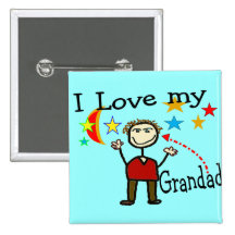 I Love My Grand Dad Buttons