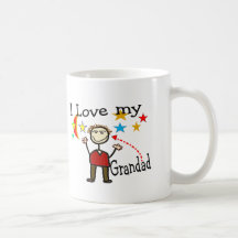 I Love My Grand Dad Coffee Mugs
