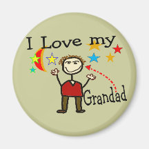I Love My Grand Dad Magnet