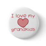I love my grandkids pinback button