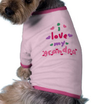 i love my grandpa dog clothes
