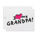 I love my grandpa! invitations
