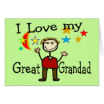 I Love My Great Grandad Greeting Cards