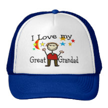 I Love My Great Grandad Mesh Hats