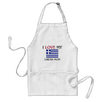 I Love My Greek Mum aprons