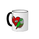 I Love my Green Cheeked Conure mugs