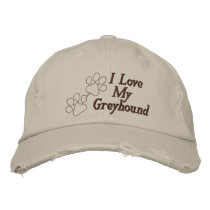 I Love My Greyhound Dog Customisable Name
