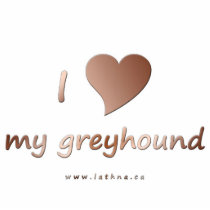 I love my greyhound magnet cut outs