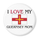 I Love My Guernsey Mom magnets