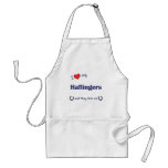 I Love My Haflingers (Multiple Horses) Apron