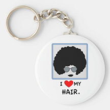 I love my Hair - Afro Key Chain