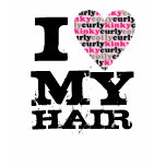 I Love MY Hair -kinkycurlyheart t-shirts