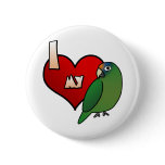 I Love my Half Moon Conure buttons