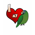 I Love my Half Moon Conure T-Shirt