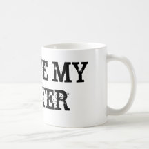 I LOVE MY HATER COFFEE MUGS