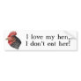 I Love my Hen- Bumper Sticker