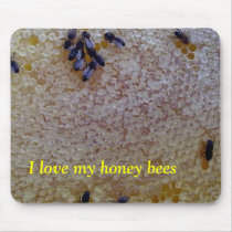 I love my honey bees mousepad