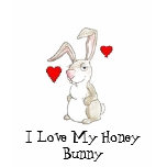 I Love My Honey Bunny t-shirts