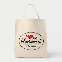 I Love My Hovawart (It's a Dog) Tote Bags