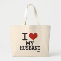 I love my husband bag