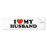 I Love My Husband bumper stickers