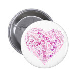 I Love My Husband Button