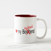 I Love My Husband Coffee Mugs