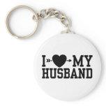I Love My Husband keychains
