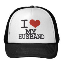 I love my husband mesh hat