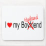 I Love My Husband Mouse Mat