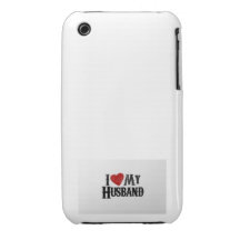 I love my Husband -Phone cover iPhone 3 Case