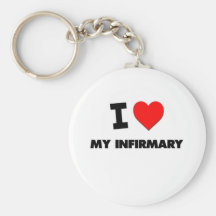 I Love My Infirmary Keychains