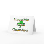 I Love My Irish Grandpa cards