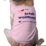 I Love My Irish Wolfhound (Female Dog) Pet Clothes
