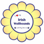 I Love My Irish Wolfhounds (Multiple Dogs) Cut Out