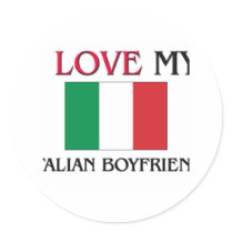 I Love My Italian Boyfriend stickers