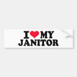 I love my Janitor Bumper Sticker