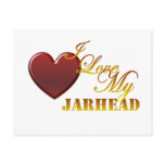 I Love My Jarhead 1 Postcard
