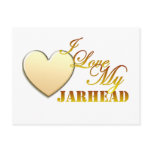 I Love My Jarhead Postcard