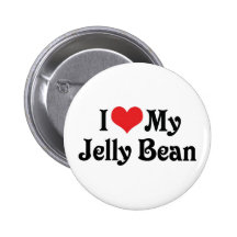 I Love My Jelly Bean Buttons