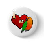 I Love my Jenday Conure buttons